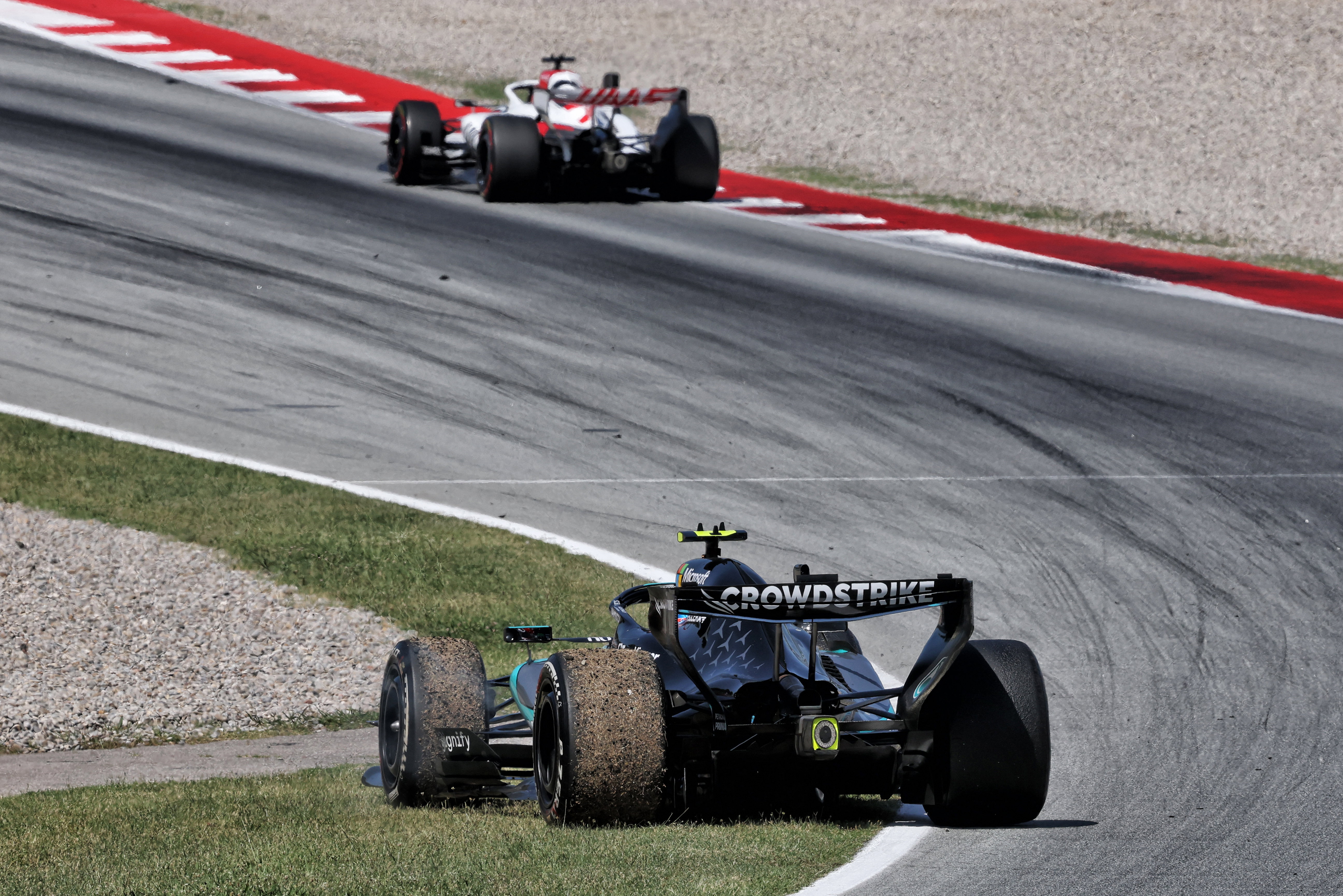 Antonelli Barcelona DNF