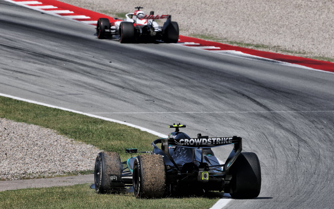Antonelli Barcelona DNF
