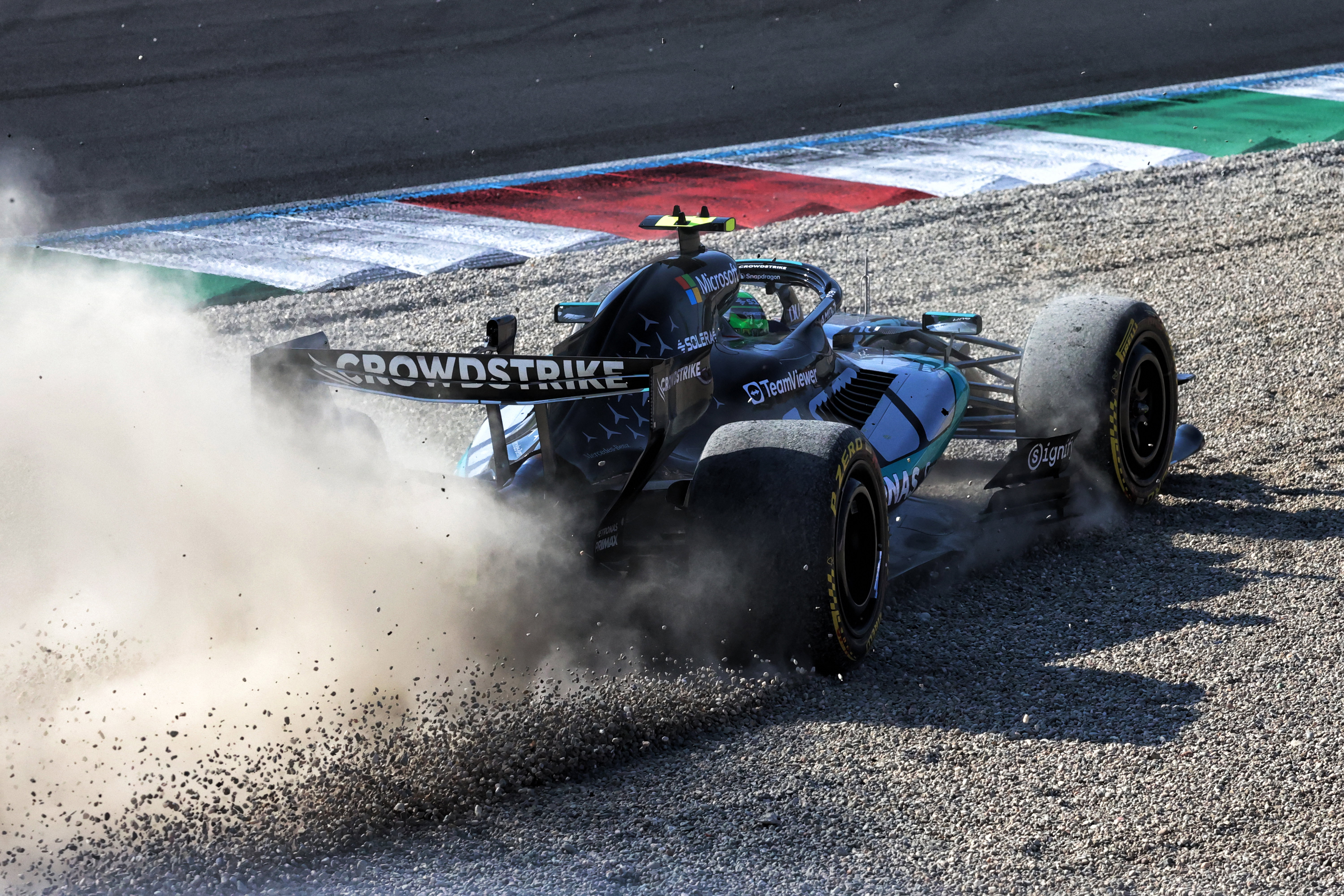 Antonelli race Monza gravel