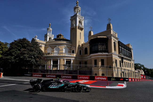 Motor Racing - Formula One World Championship - Azerbaijan Grand Prix - Practice Day - Baku, Azerbaijan