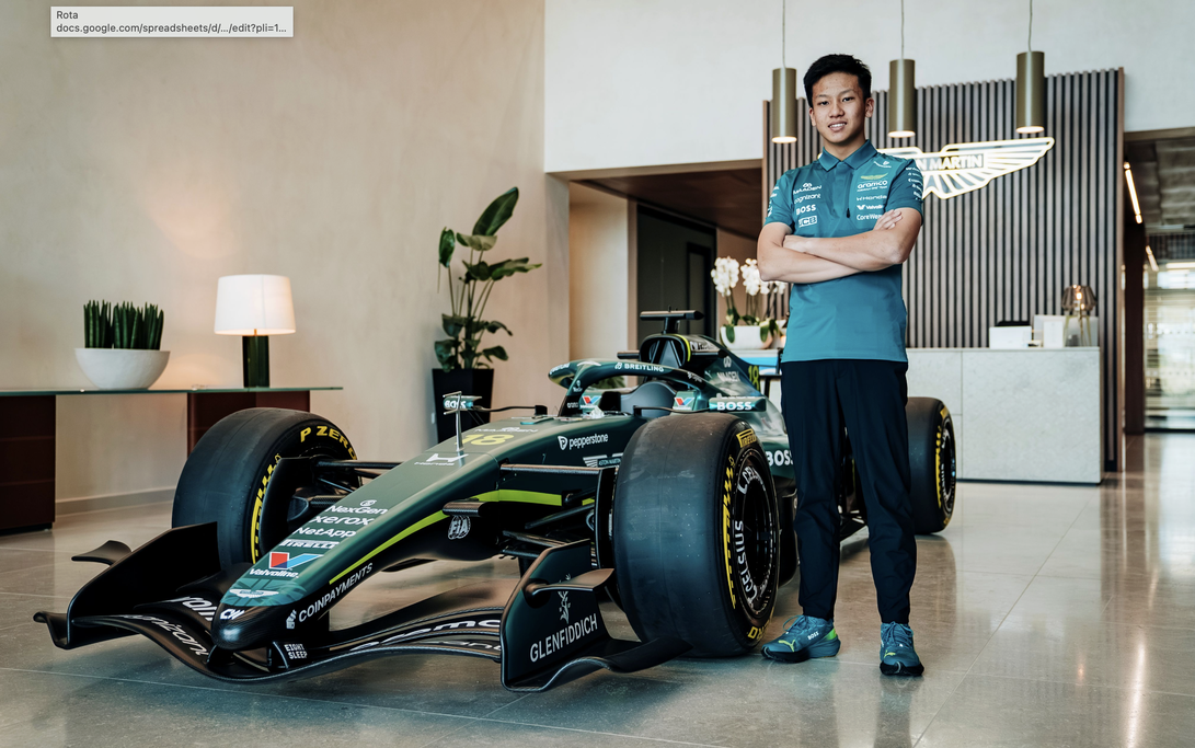 Aston Martin accoglie il prodigio cinese Zhenrui Chi nella Driver Academy