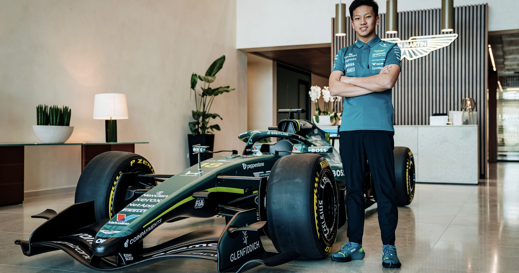 Aston Martin sign latest Chinese driving prodigy