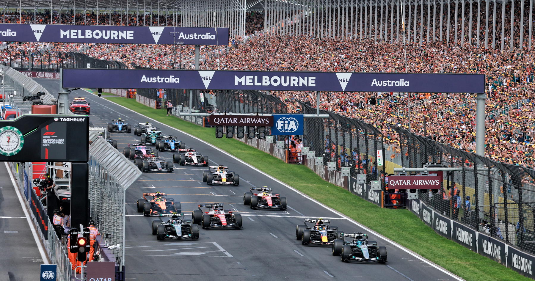 Frightening F1 start revealed not shown on television