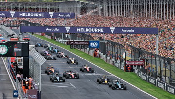 Frightening F1 start revealed not shown on television