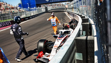 Oliver Bearman ruled out of F1 qualifying after heavy FP3 shunt