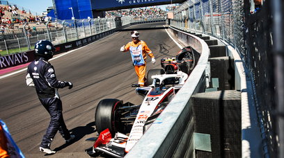 Bearman FP3 Crash Madrid