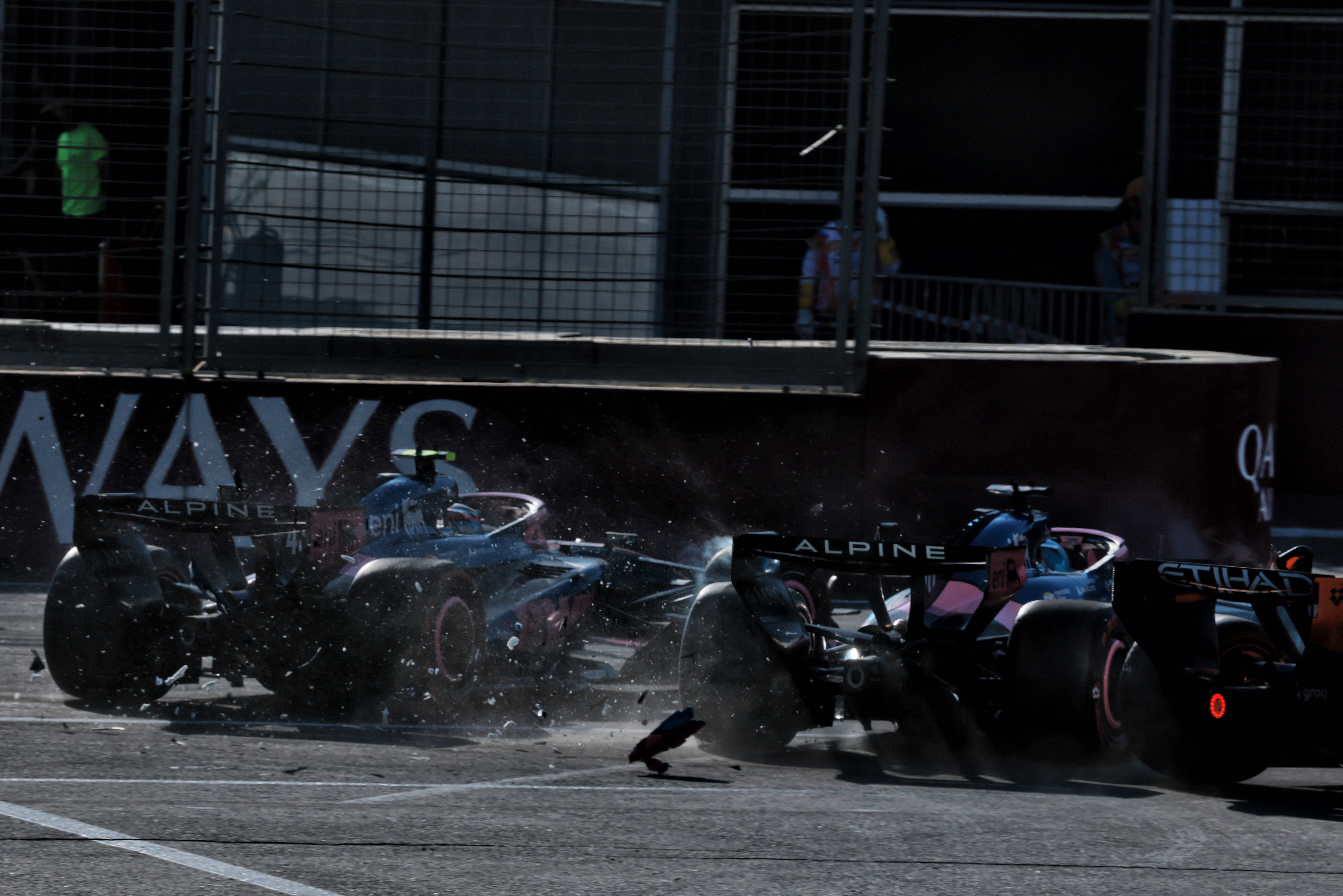 Colapinto crash Baku