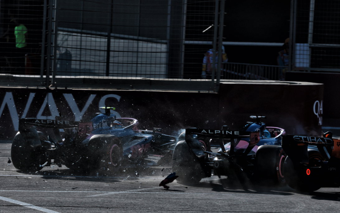 Colapinto crash Baku