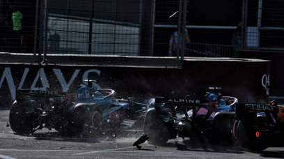 Colapinto crash Baku