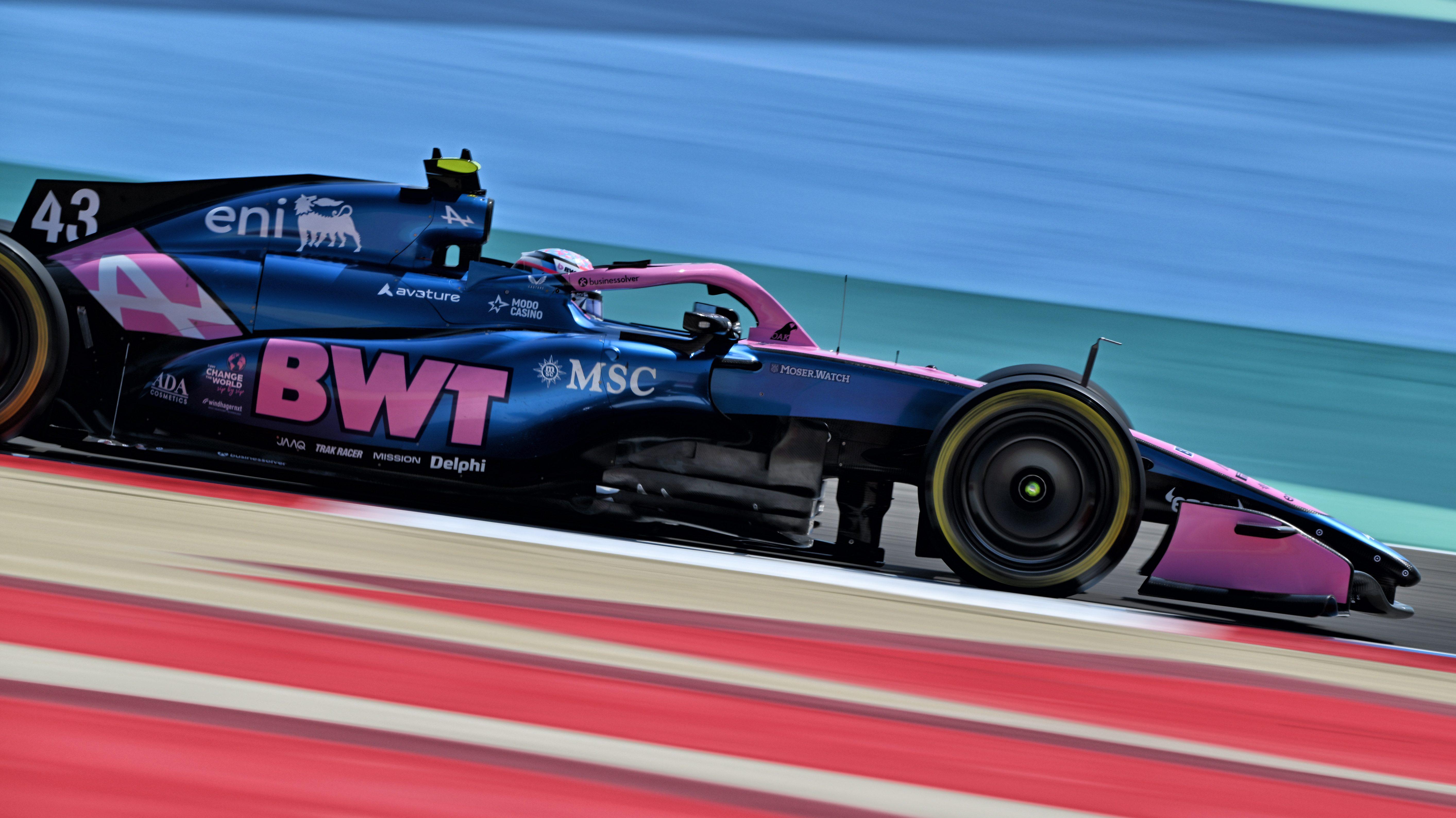 Colapinto Bahrain test