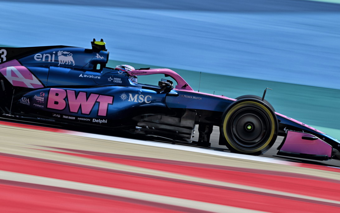 Colapinto Bahrain test