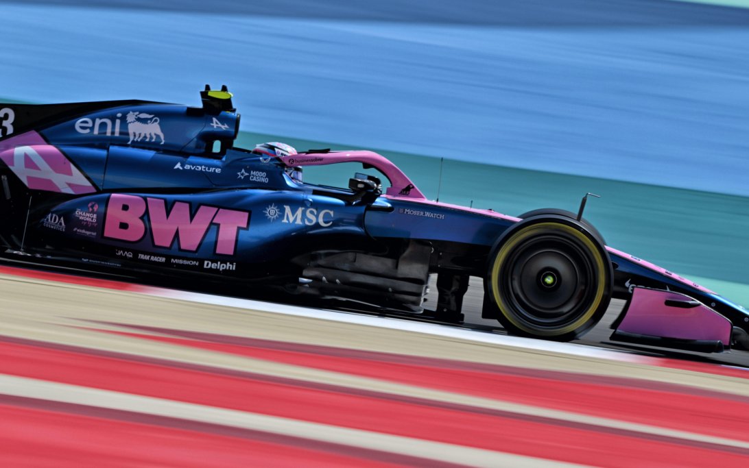 Colapinto Bahrain test