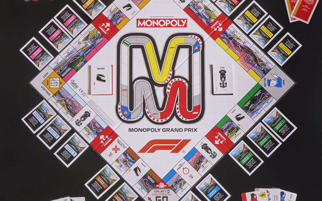 F1 e Hasbro lanciano l'edizione speciale di Monopoly con i punti del campionato