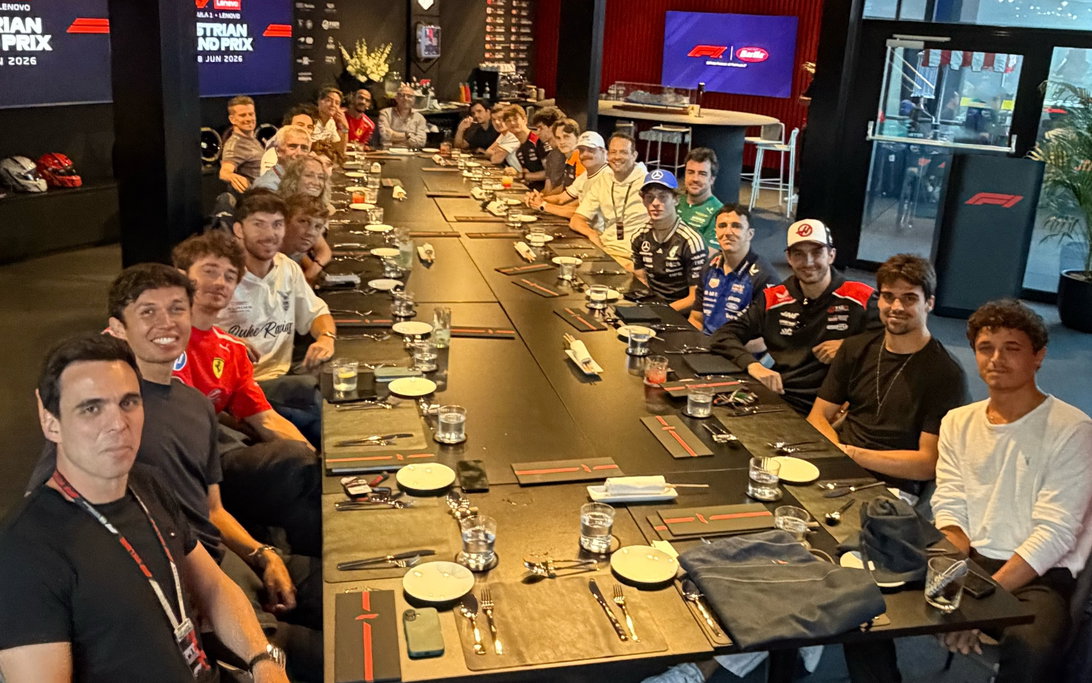 F1车手齐聚奥地利大奖赛年度晚宴,共叙赛前情谊