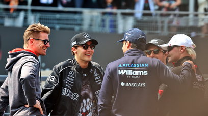F1 drivers parade