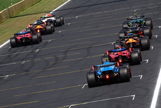 F1 practice grid