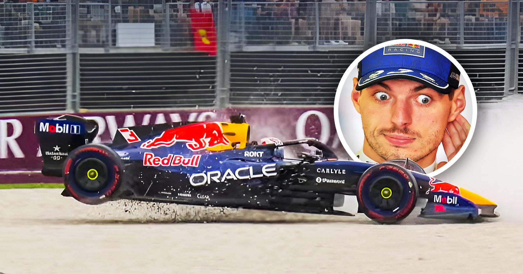 Max Verstappen crash explained as Ferrari screw up strategy
