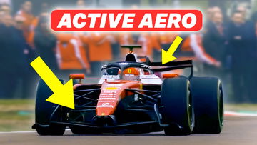 First glimpse of remarkable active aero in Ferrari SF-26 shakedown