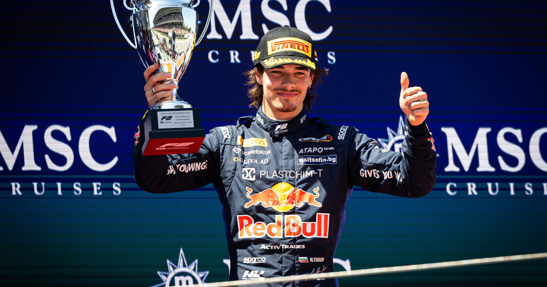 2026 F2 championship standings after Barcelona Feature Race