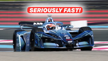 First look at the unbelievable Formula E Gen4 car on track