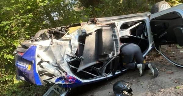 Terrifying footage of huge Jos Verstappen rally crash revealed