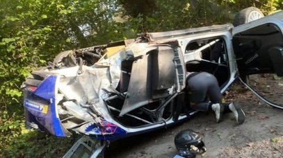 Jos Verstappen crash