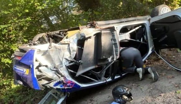 Jos Verstappen crash