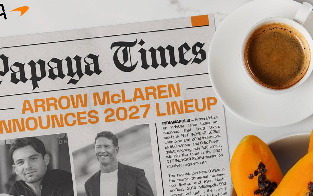 Arrow McLaren announcement