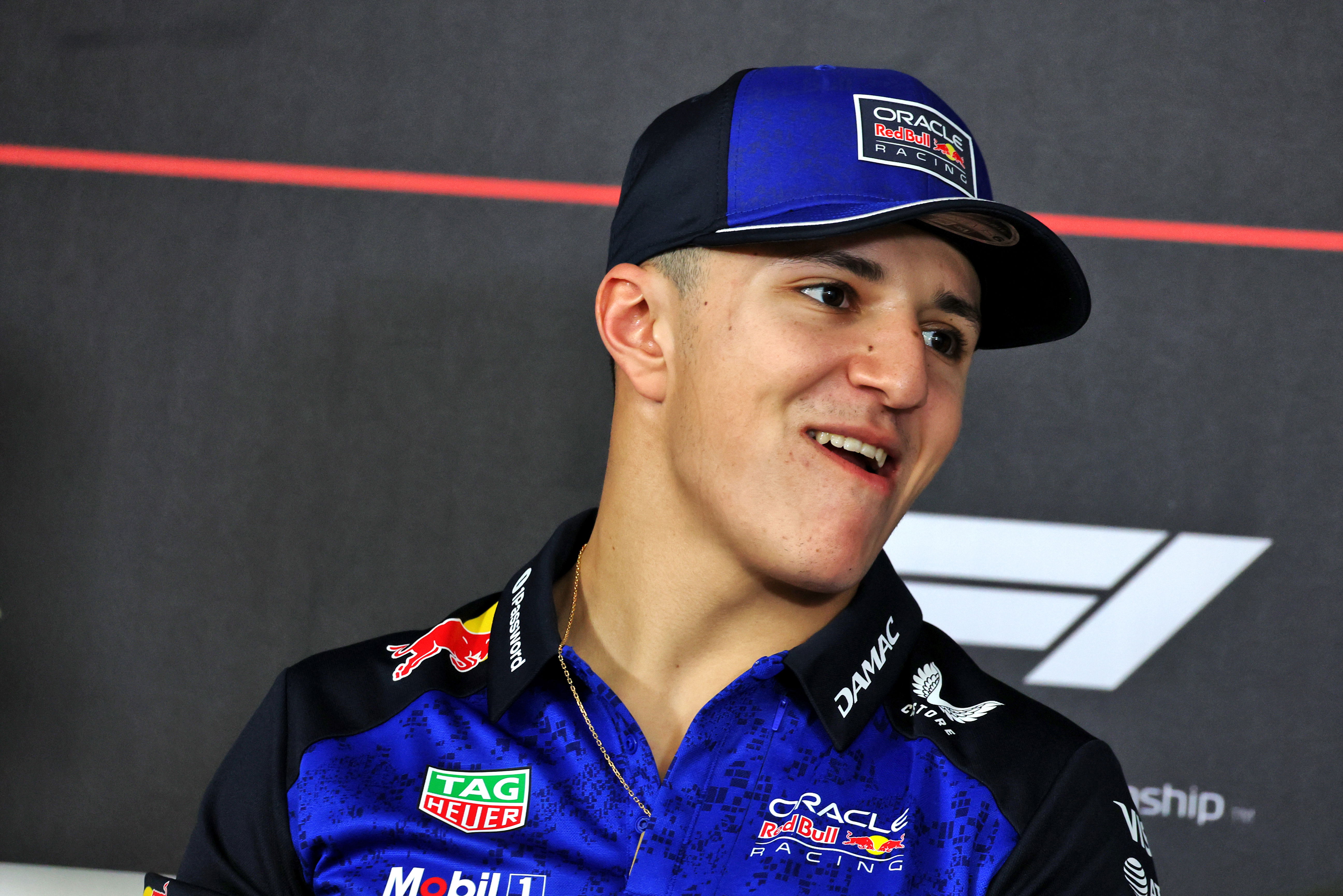 Hadjar Bahrain test Presser