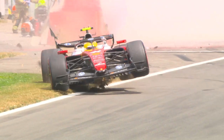 Hamilton crash Spa