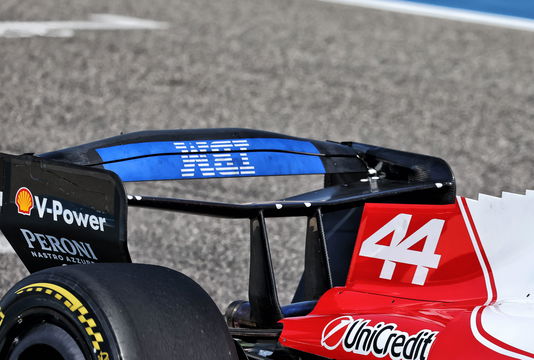 Ferrari rear wing