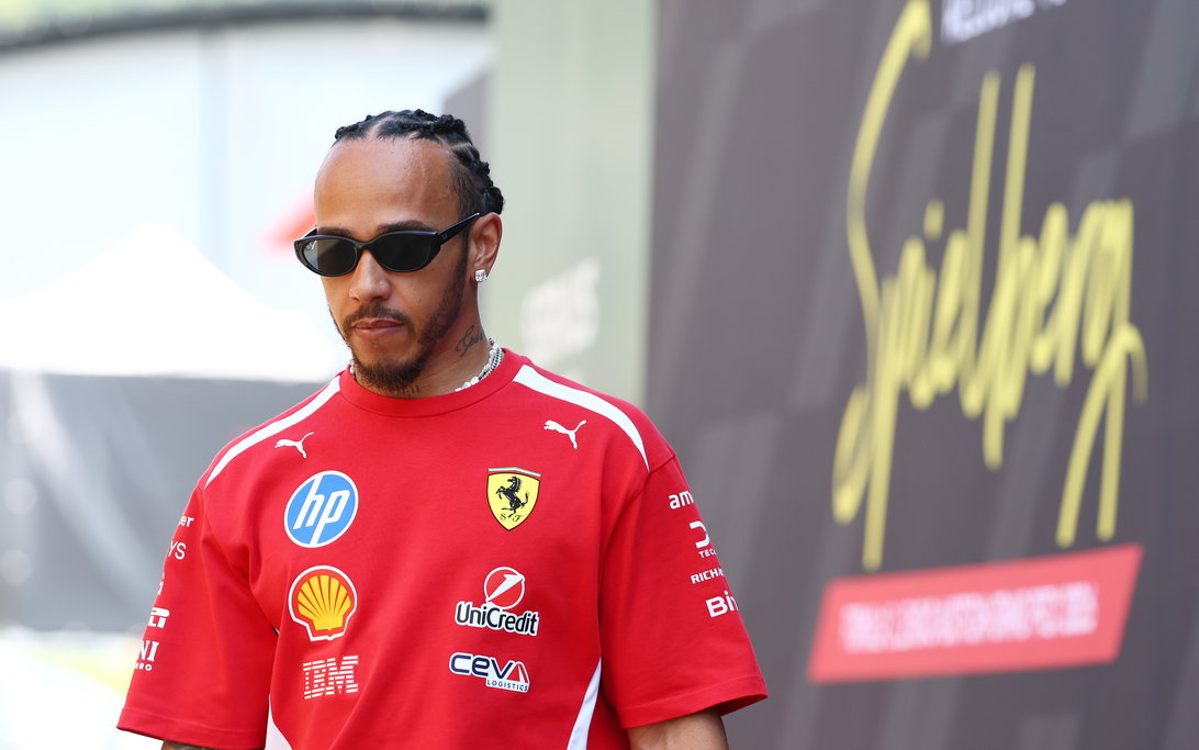 Hamilton reveals severe neck injury from 2025 Ferrari testing crash