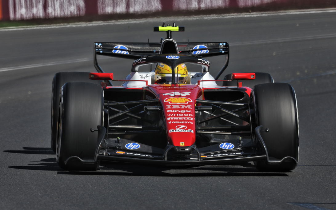 汉密尔顿确认法拉利将在中国大奖赛启用重大升级,揭秘激进“倒置”尾翼