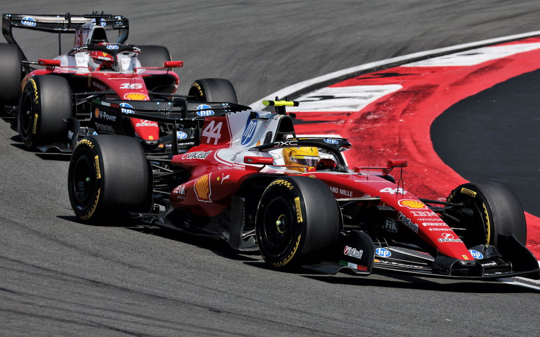 Hamilton Leclerc Ferrari