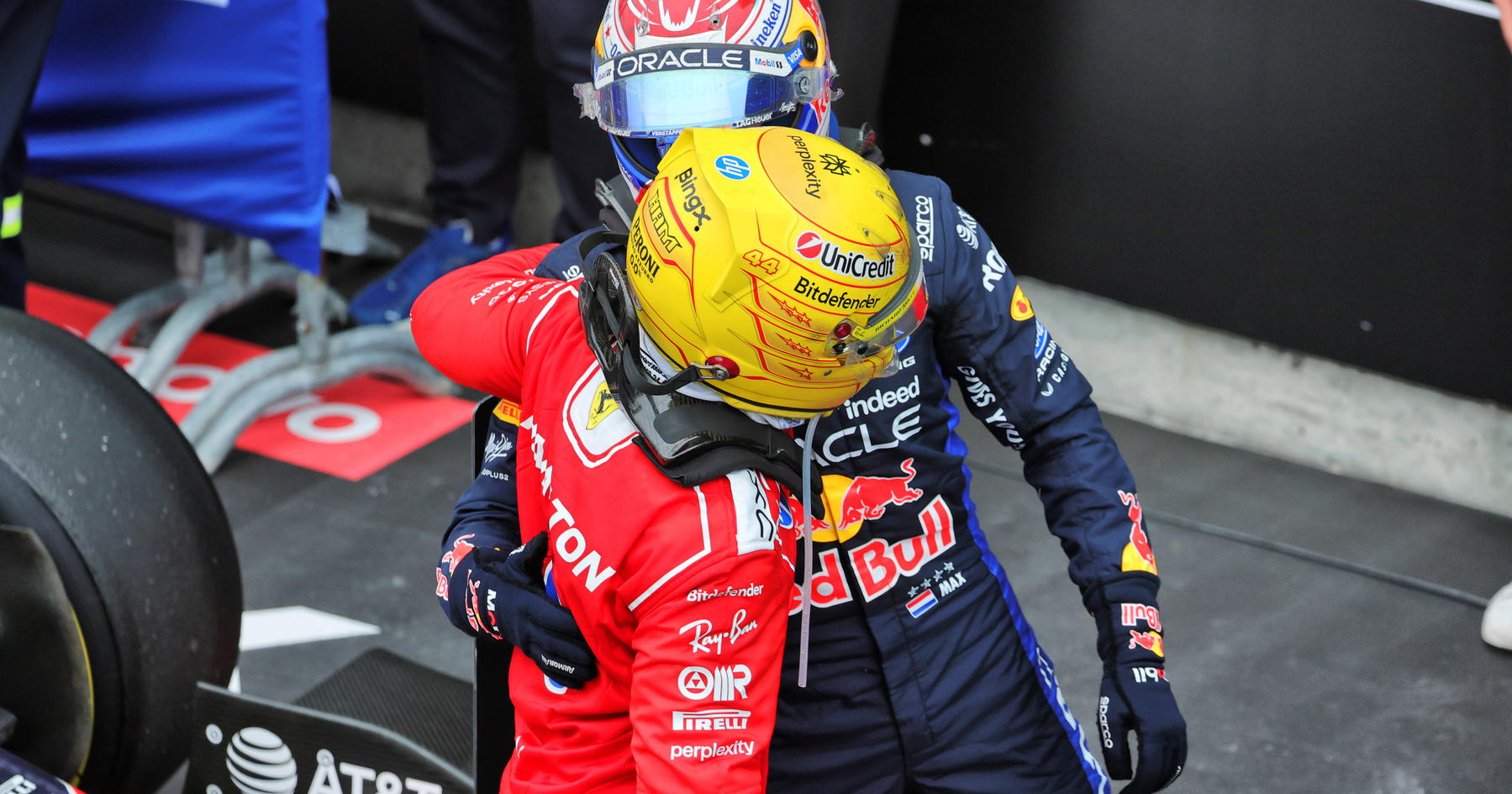 Lewis Hamilton comments on Max Verstappen's Red Bull extension