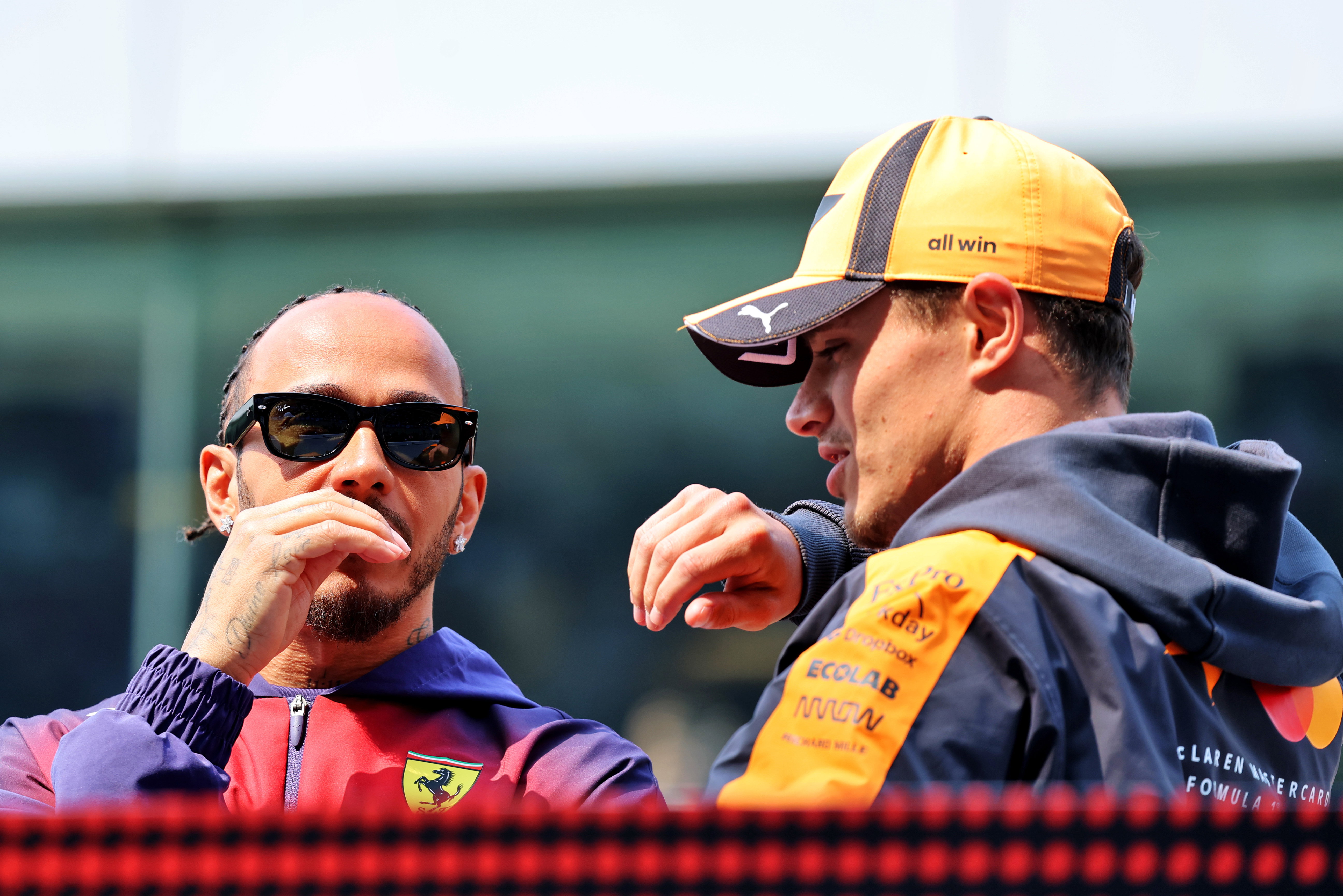 Lando Norris Lewis Hamilton