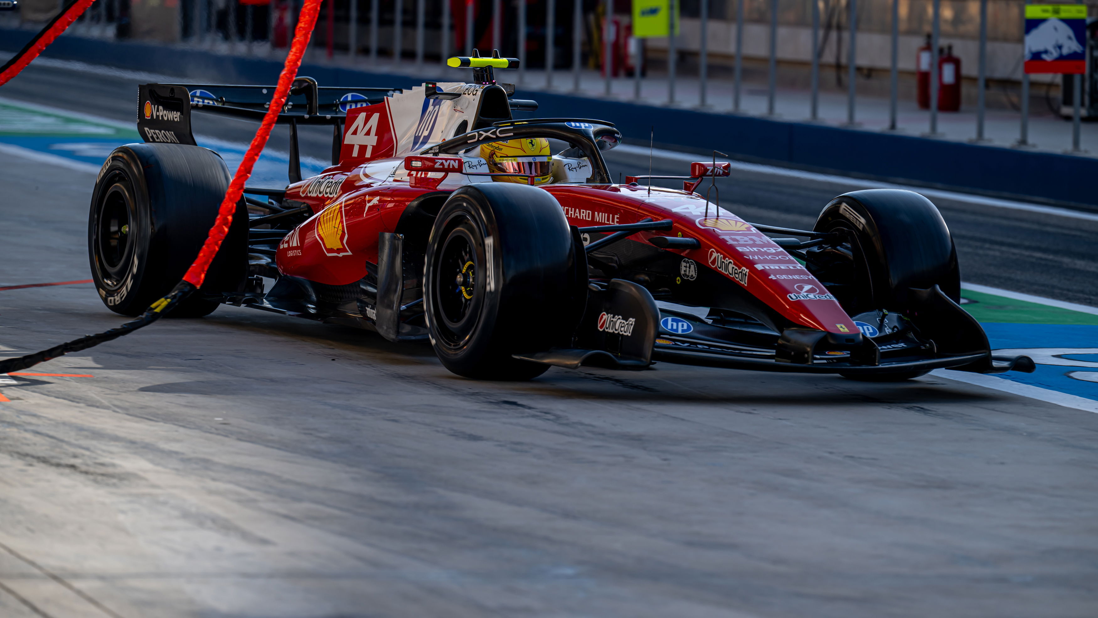 Hamilton Bahrain test 2 day 2