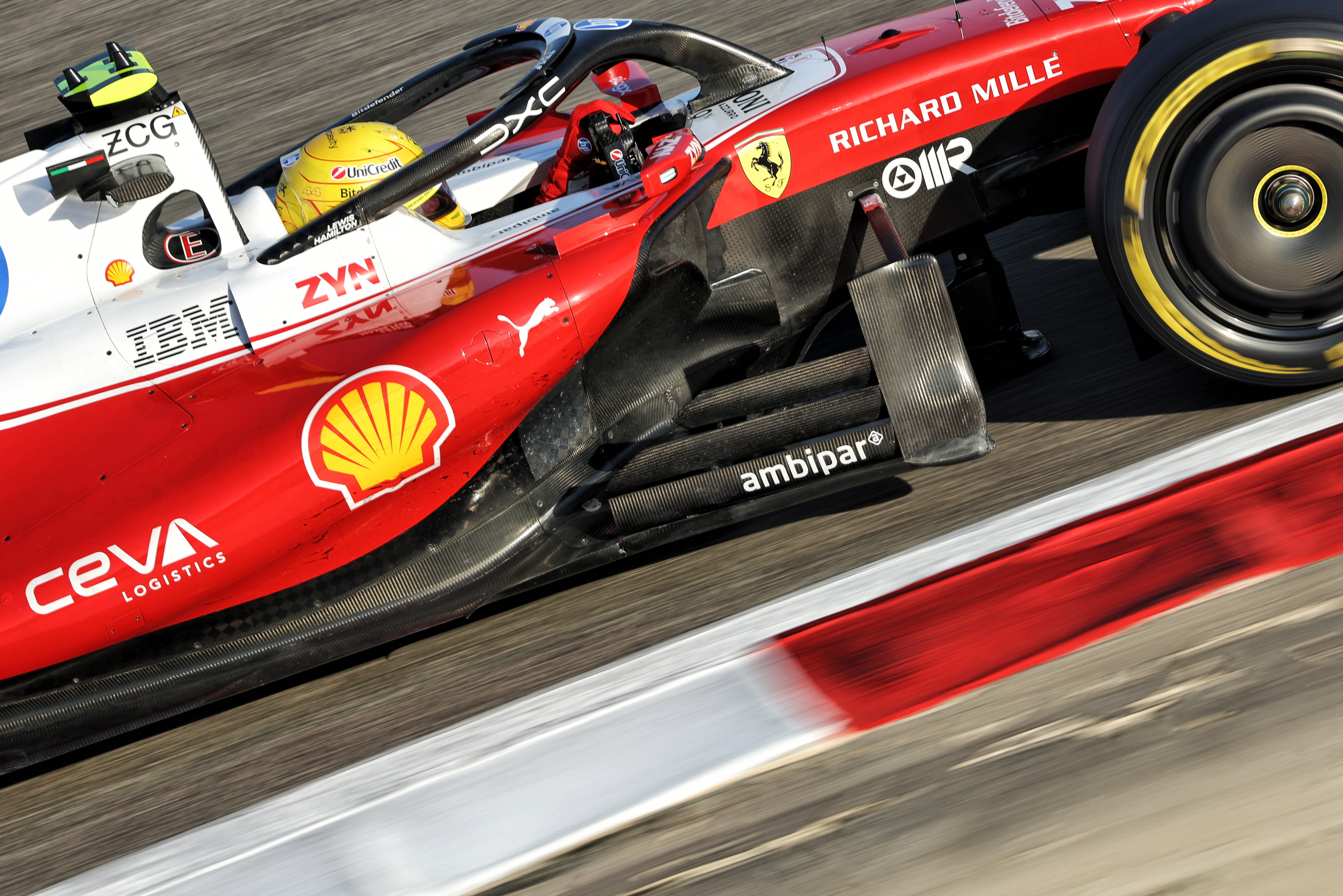 Hamilton Day 1 Week 2 test Bahrain