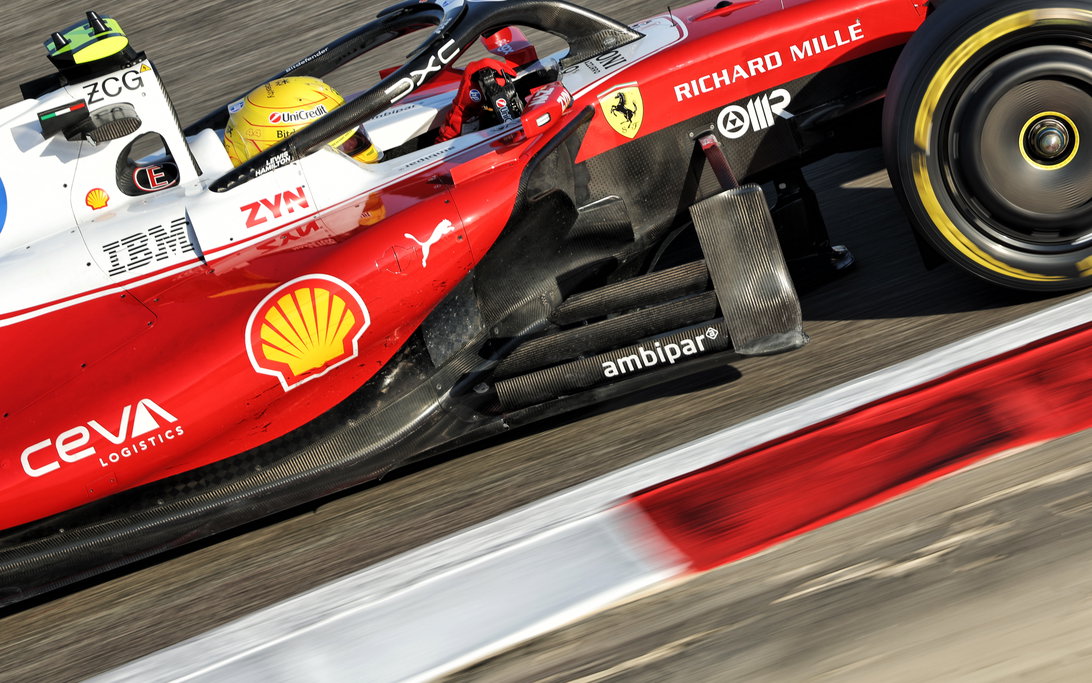 Hamilton Day 1 Week 2 test Bahrain