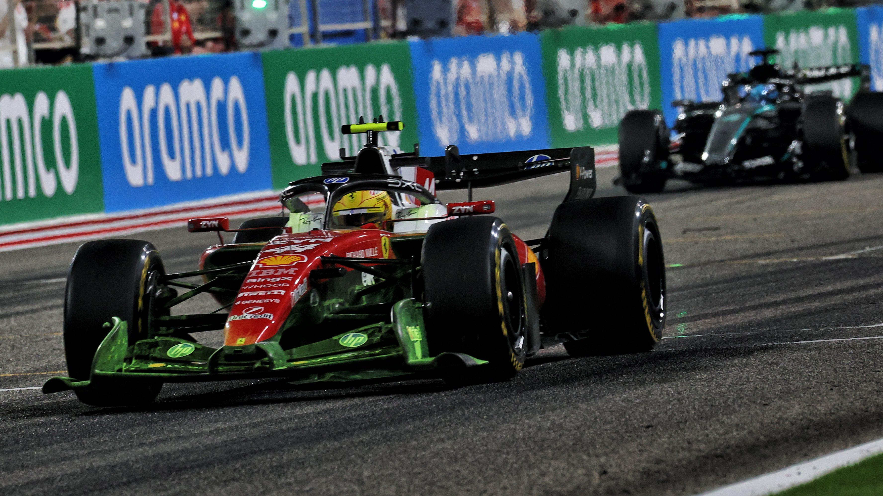 Hamilton Bahrain test