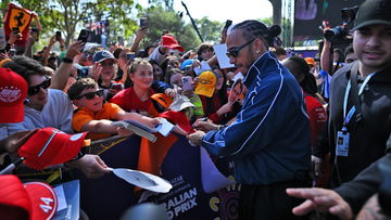 Hamilton stelt zijn koe voor aan het publiek: "Hij heet Max"