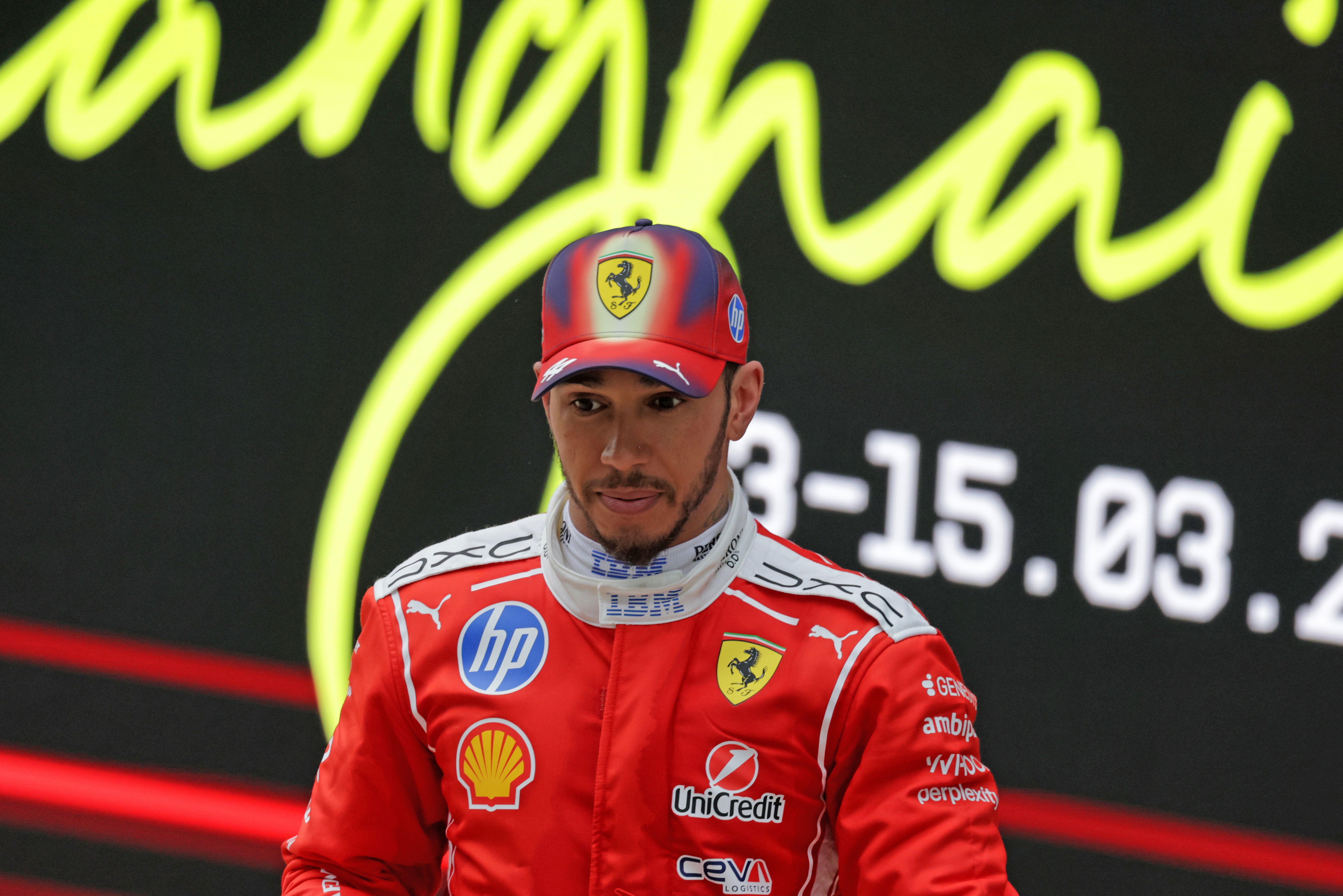 Hamilton podium China
