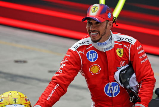 Hamilton podium China