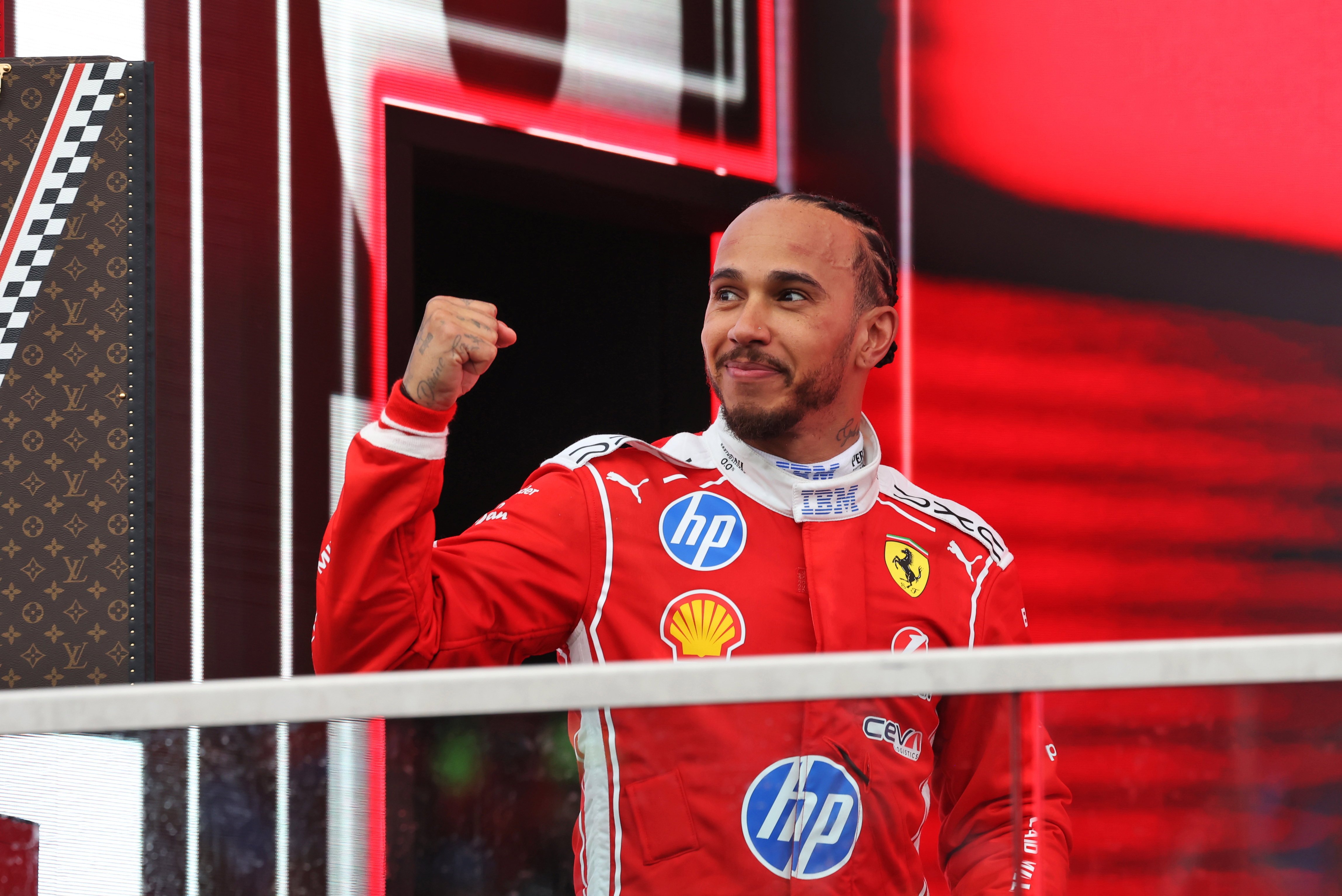 Hamilton podium Canada