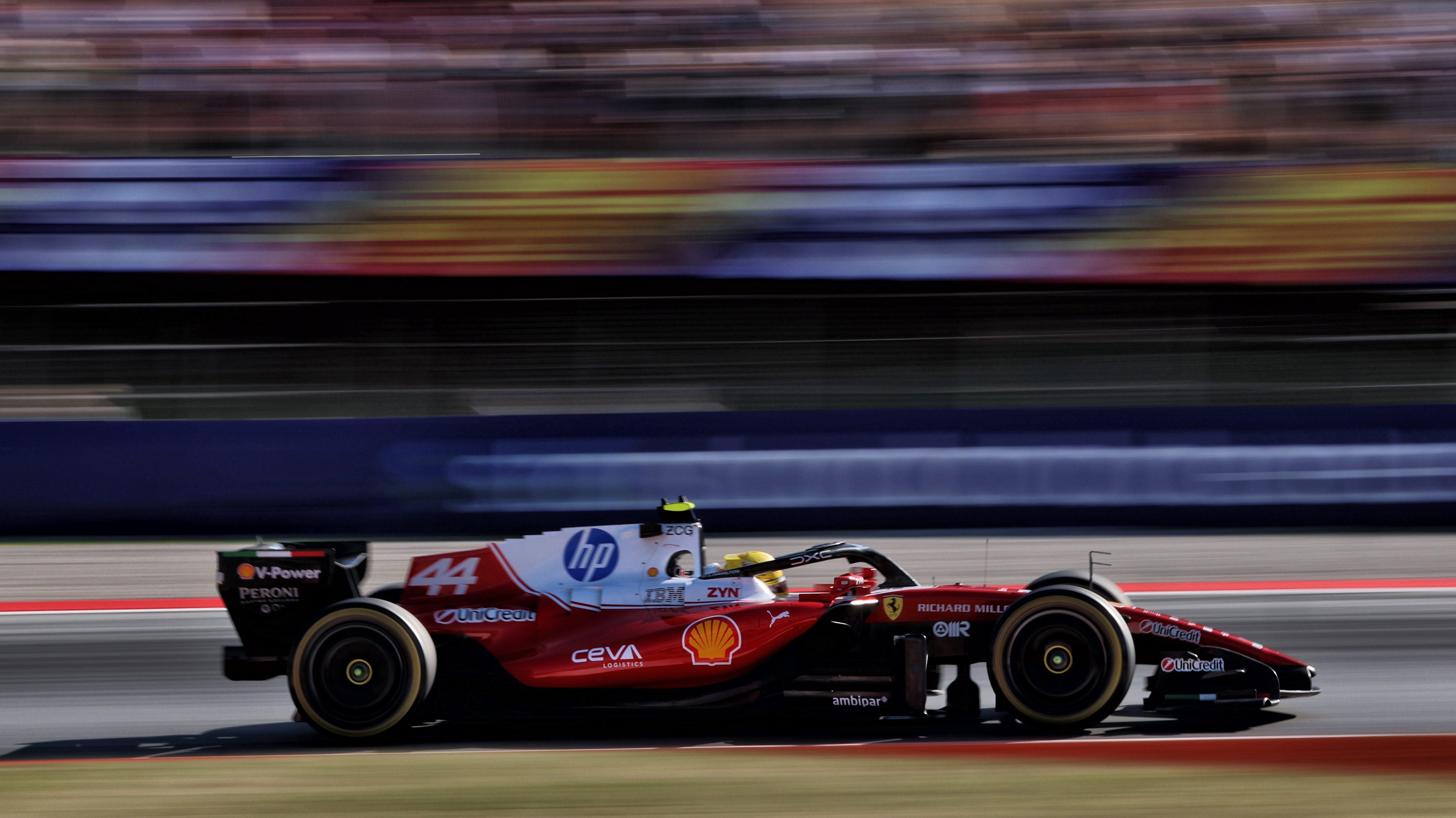 Hamilton FP2 Barcelona