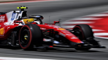 Lewis Hamilton seals emotional Ferrari victory in Barcelona as Mercedes toppled