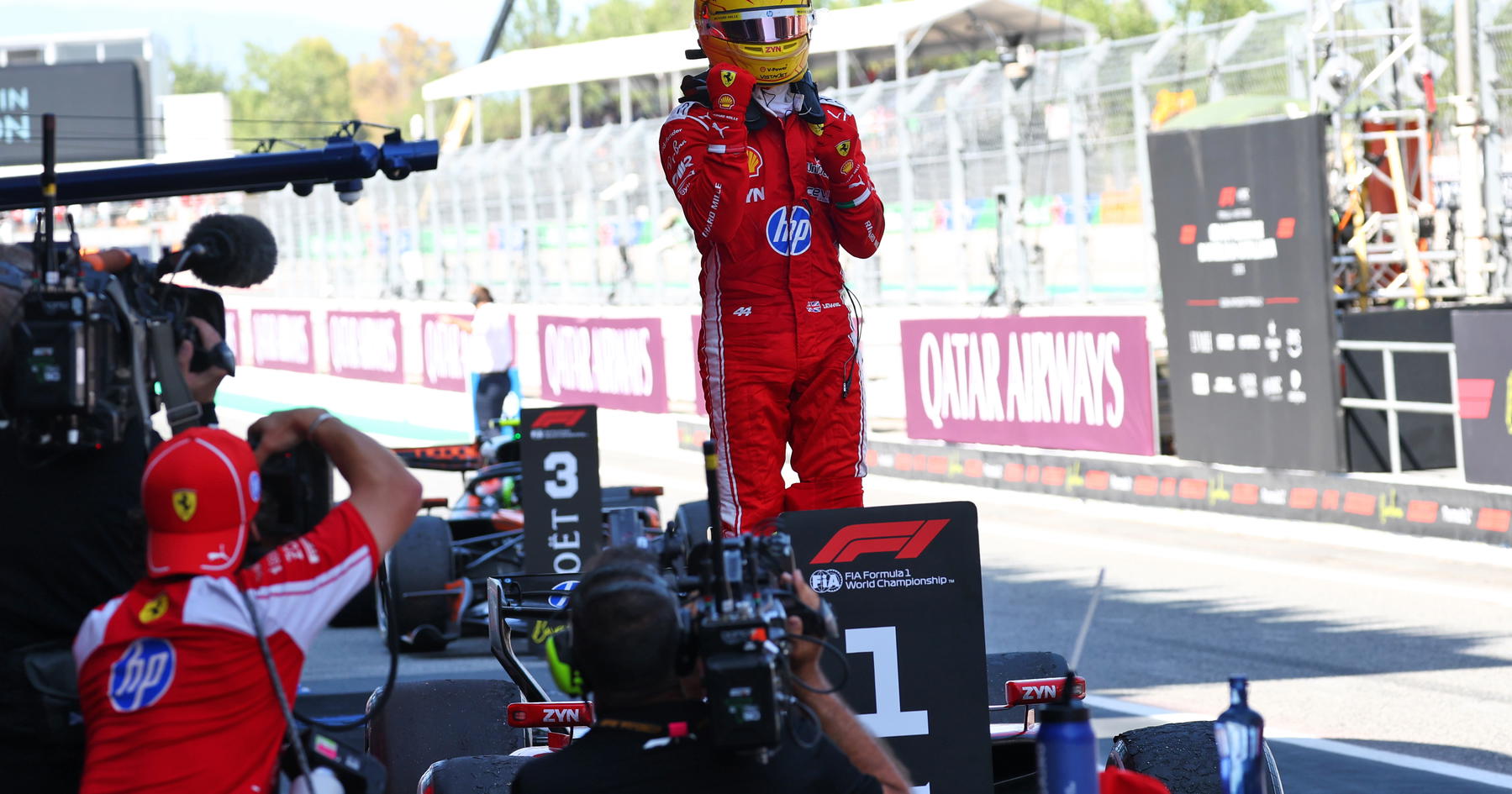 Lewis Hamilton receives 'silenced all doubters' backing after emotional Ferrari milestone