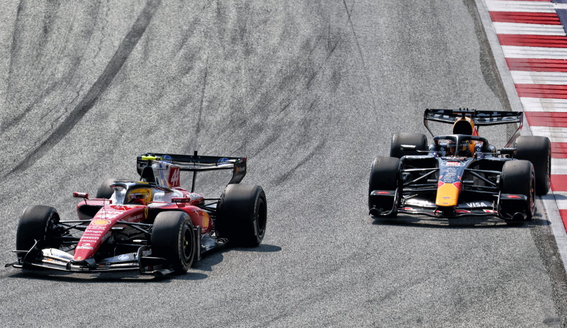 Hamilton Verstappen race Austria