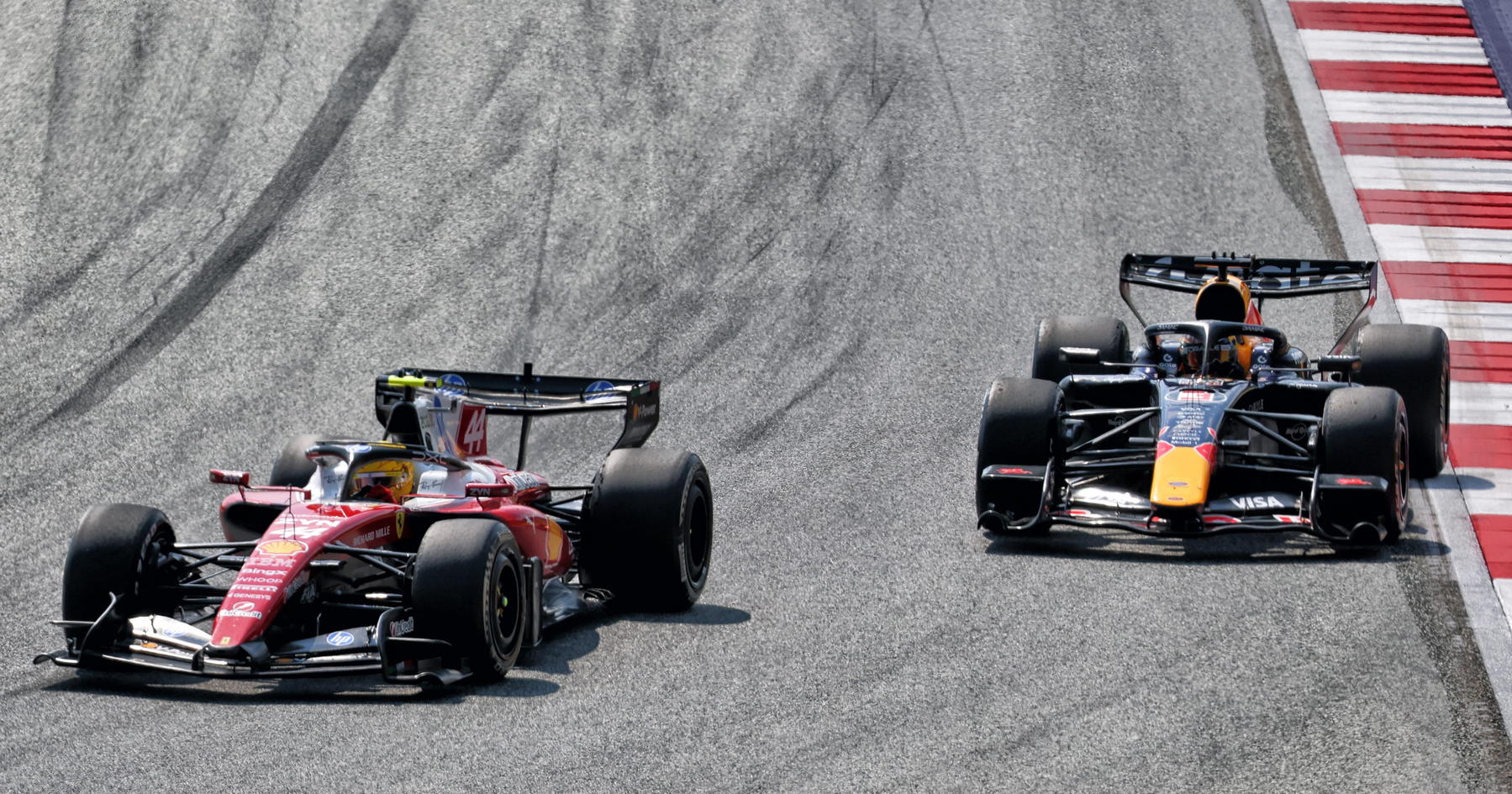 Relive Lewis Hamilton and Max Verstappen's unbelievable fight