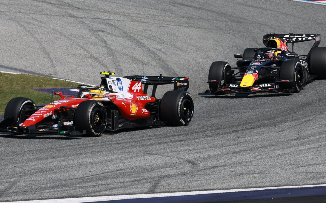 Hamilton Verstappen race Austria